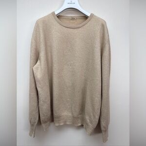 MALO Vintage 100% Cashmere Beige Mens Sweater